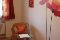 Sitzecke Einbettzimmer